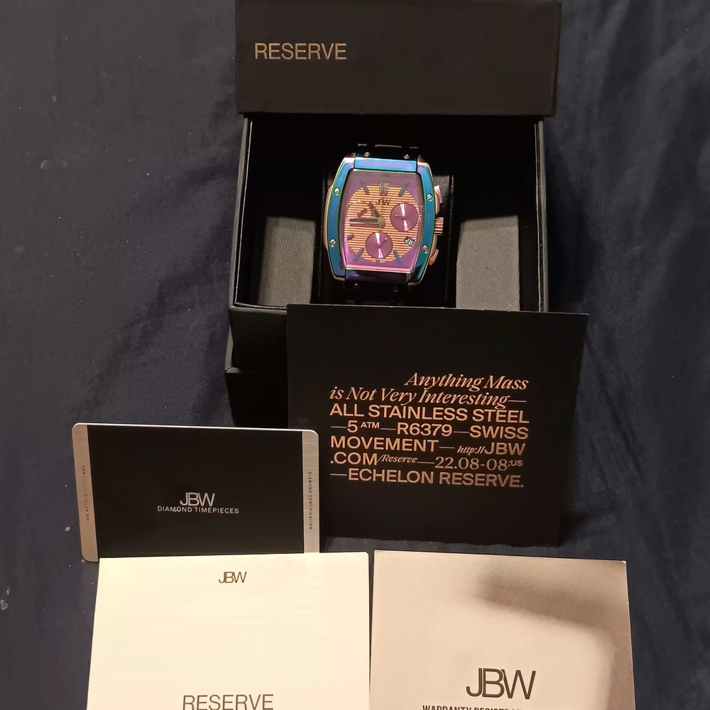Limited Special Edition Reserve Iridescent JBW Echelon Luxury Watch
